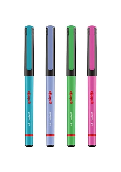 İnce Keçe Uçlu Kalem Seti, 0.4 Mm, 4 Canlı Renk Seçeneği