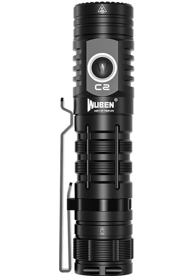Wuben C2 2000 Lümen Powerbank Led El Feneri Siyah