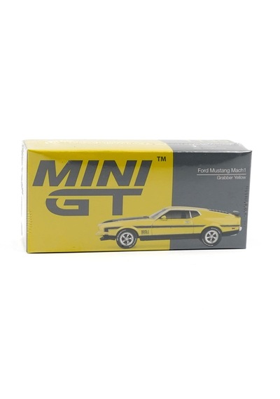 1:64 Ölçek Mini Gt 1969 Ford Mustang Mach1 Diecast Metal Minyatür Model Araba 5cm