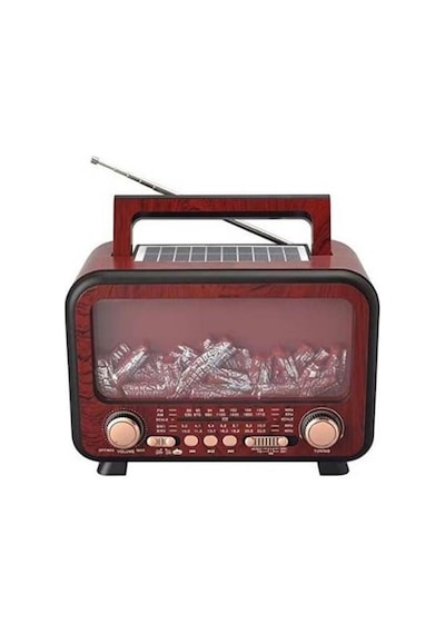 Everton Rt-754 Bluetooth Fm-usb-tf-aux Şarjlı Nostaljik Radyo Solar Panel