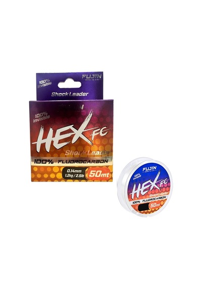 Fujin Hex Fc 50mt 0.14mm Fluorocarbon Leader Misina