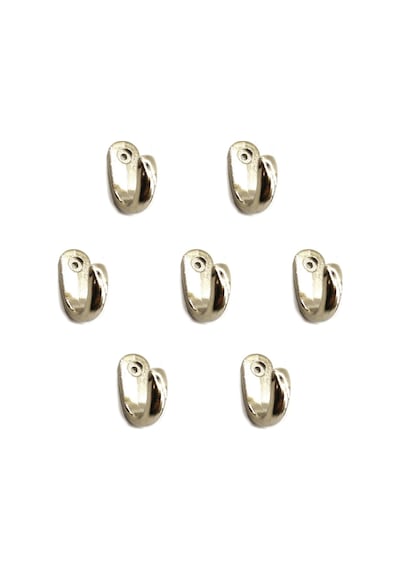 Büyük Tekli Fincan Askı, Dekor Askısı - Nikel, 12x23x30 Mm