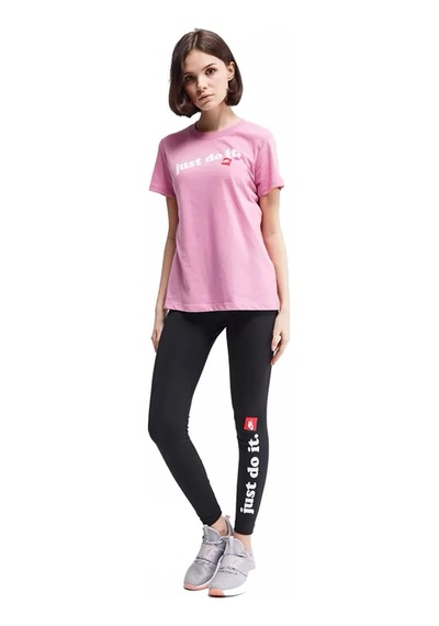 Nike W Nsw Tee Prep Jdı Kadın Günlük Tişört Ck4367-693 Siyah