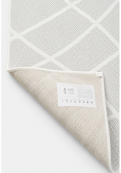 Modern Sisal 8002 Beyaz Leke Tutmayan Kaymaz Taban Salon Mutfak Koridor Balkon Halısı