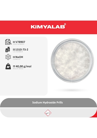 Kimyalab Sodyum Hidroksit Boncuk 500g - Sodium Hydroxide