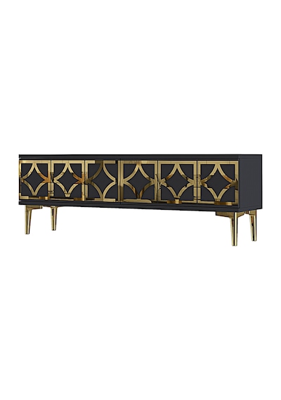 Tsa1237ag Lem Tv Sehpası Antrasit-gold 120cm Tsa1237ag Lem Tv Sehpası Antrasit-gold 120cm