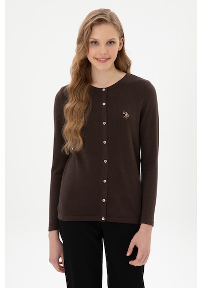 U.s. Polo Assn. Kadın Koyu Kahverengi Hırka Triko 50307737-vr084 Koyu Kahverengi U.s. Polo Assn. Kadın Koyu Kahverengi Hırka Triko 50307737-vr084 Koyu Kahverengi