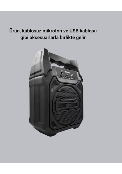 Muratech Tnabilir Şarjlı Hoparlör Bluetooth, Tws Ve Uzun Pil Ömrü