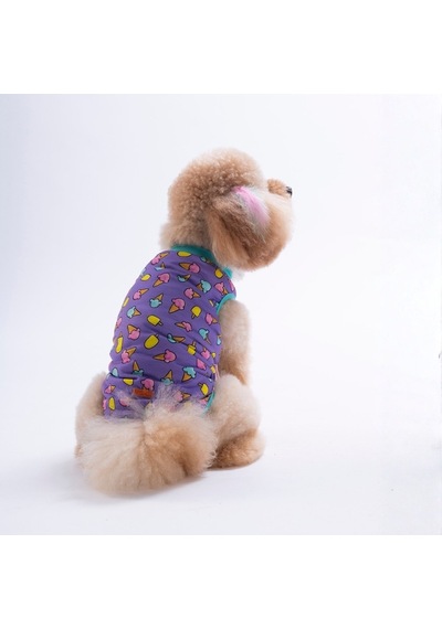 Ice Cream Tişört Kedi Köpek Tişörtü-kedi Köpek Kıyafeti