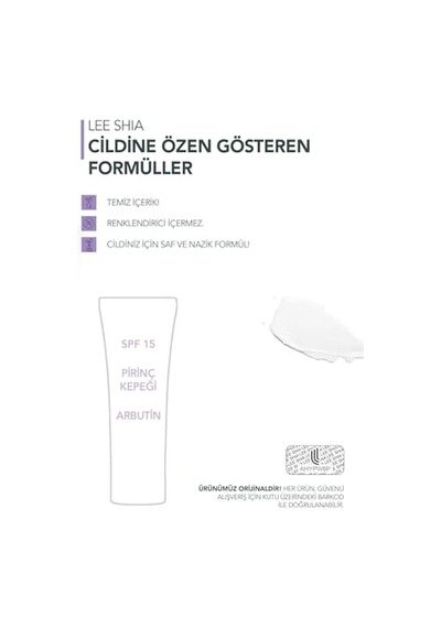 Tr Cilt Beyazlatıcı Leke Kremi 100 Ml Rıce Bran, Nıacınakarın Bölgesi, Arbutın, Spf15