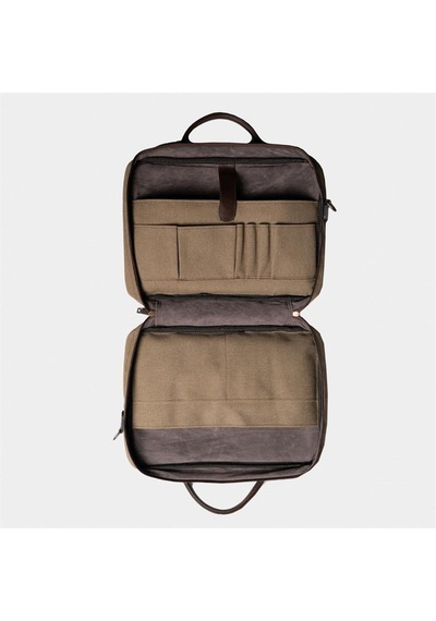 Çantaş Retro Kanvas 40x29 Evrak Ve Laptop Çantası 15 İnç Haki