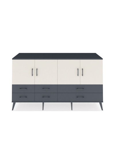 Hyperion Konsol 6 Raflı 6 Çekmeceli 4 Kapaklı 176x44x99 Antrasit- Antrasit-aytaşı/antrasit Hyperion Konsol 6 Raflı 6 Çekmeceli 4 Kapaklı 176x44x99 Antrasit- Antrasit-aytaşı/antrasit