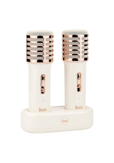 Divoom SongBird-HQ Çift Karaoke Mikrofonlu 6 Ses Efektli 50 W Taşınabilir Bluetooth Hoparlör
