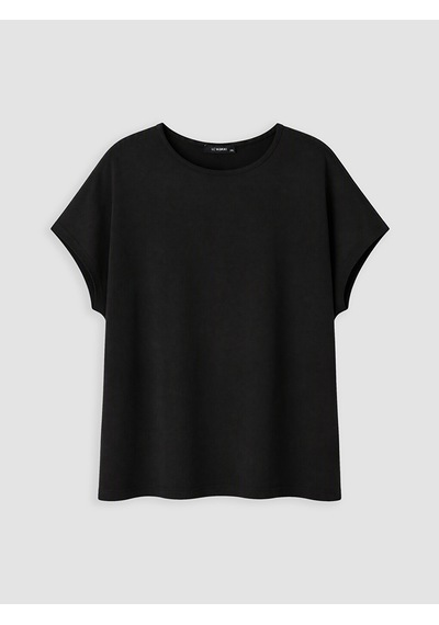 Lcwaıkıkı Curve Siyah Büyük Beden Oversize Bluz