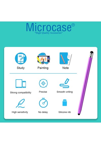 Telefon Tablet Apple Uyumlu iPad 2in1 Stylus Pen Dokunmatik Kalem - AL3460