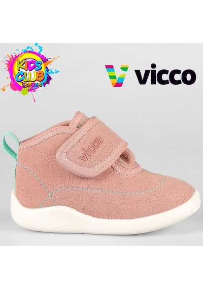 Vicco Plase İlk Adım Bebek Ortopedik Çocuk Spor Ayakkabı Pudra
