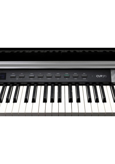 Kurzweil Cupp1-bp Dijital Piyano Siyah Lake Parlak Siyah Kaplama Lüks Görünüm
