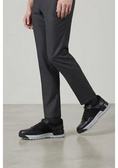 Pierre Cardin 90-348 Hakiki Deri Erkek Casual Günlük Ayakkabı Siyah