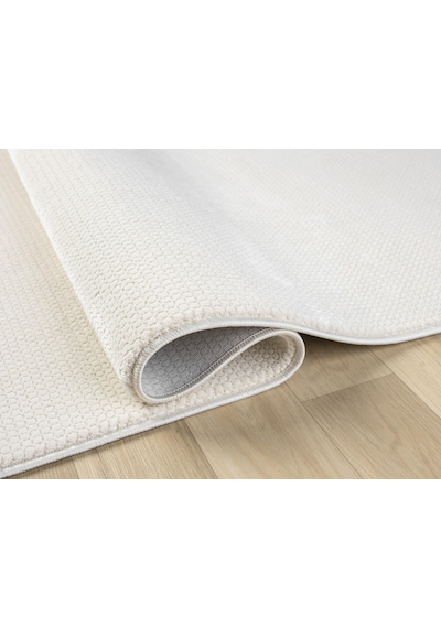 Mariesse Home Artes Serisi Bambu Dokulu Modern Sık Dokuma Koridor Kesme Yolluk Dokuma Makine Halısı Smart12000 Krem