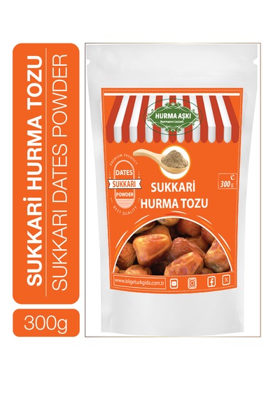 Hurma Aşkı Hurma Tozu Sukkari 300 Gr