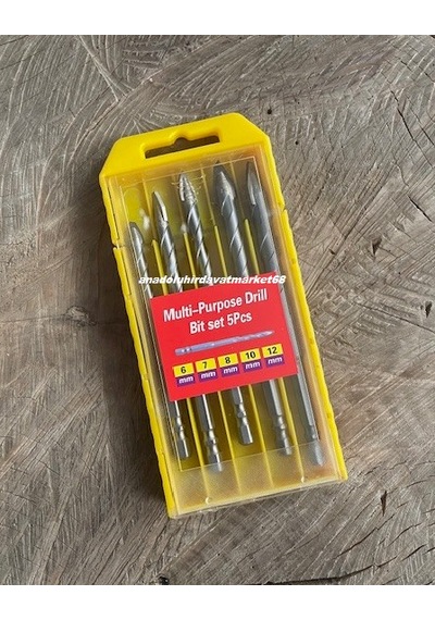 Dmr Pro Çok Amaçlı Uç Seti Ahşap Metal Sac Mermer Delme Ucu 6-12 5pcs