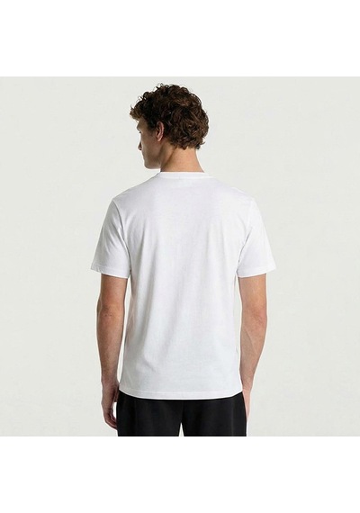 New Balance Lifestyle Erkek Beyaz Tişört Mnt1649-wt