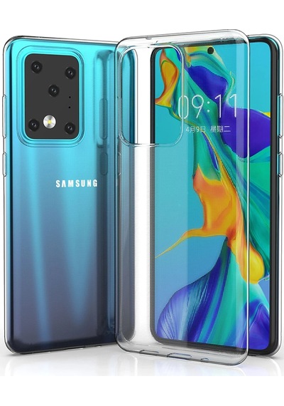 Cosmotex Newface Samsung Galaxy Uyumlu  S20 Ultra Kılıf Lüx Şeffaf Silikon