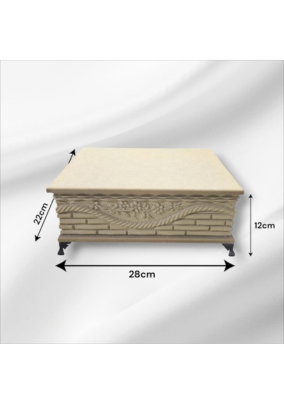 Ahşap Ham Mdf-takı-makyaj-aksesuar-çok Amaçlı Dekoratif Kutu