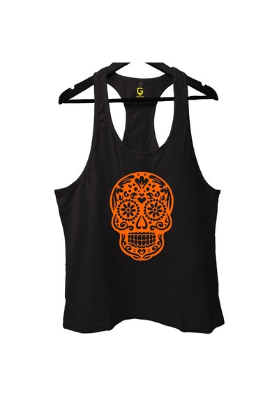 Top Glory Orbone Siyah Gym Fitness Tank Top Sporcu Atleti