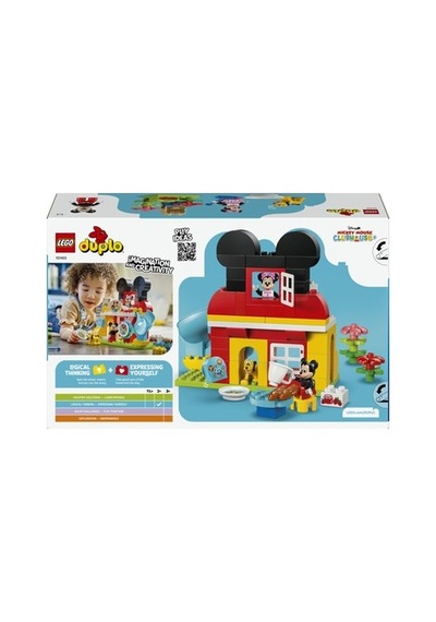 Lego 2 Yaş Ve Üzeri İçin Minnie Ve Pluto Temalı Kulüp Evi Oyun Seti