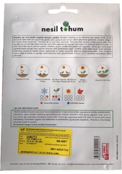 Domates Köy Tipi Atalık Tohumu 3 Paket