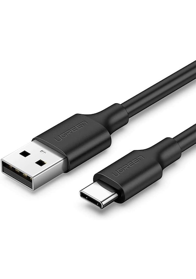 Ugreen 60116 USB-C to USB-A 3A QC Hızlı Şarj Kablosu 1 Metre Siyah