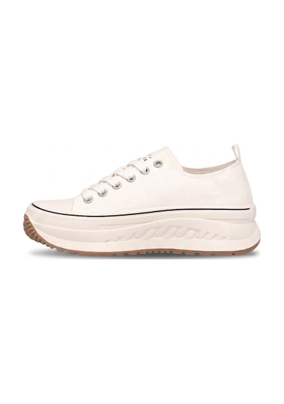 Lufian 121230092 Shay Kadın Hakiki Deri Klasik Sneaker Beyaz Beyaz