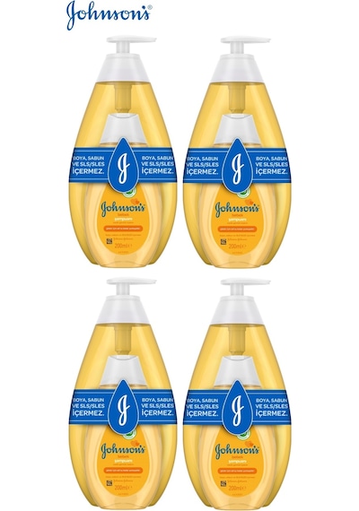 Johnsons Baby Bebek Şampuanı Klasik 750Ml+200 Hediye (4 Lü Set)