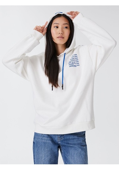 LOFT Loose Fit Kadın Sweatshirt Lf2030076 Q1.v1 Beyaz