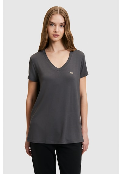 U.S. Polo Assn. U.s. Polo Assn. Kadın Antrasit Tişört Basic 50323448-vr006