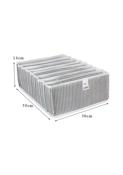 Akordiyon Organizer Çekmece İçi Düzenleyici Xl Plastik 40 X 30 Gri Diğer