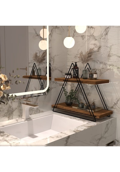 Corelle Kitchen Üçgen Masa Servis Rafı Dekoratif Mutfak Banyo Düzenleyici