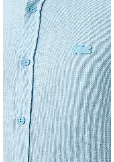 Lacoste Men's Regular Fit Button-down Collar Linen Shirt Green Erkek Düğmeli Yaka Keten Gömlek Mavi Lacoste Men's Regular Fit Button-down Collar Linen Shirt Green Erkek Düğmeli Yaka Keten Gömlek Mavi