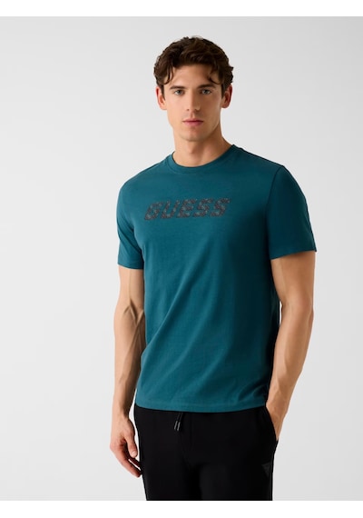 Guess Maska Regular Fit Erkek T-shirt Z6rı15ı3z14 Petrol