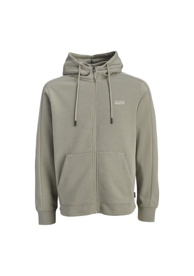 Jack & Jones Erkek Gögüs Baskili Regular Fit Kapüsonlu Yaka Sweatshirt - Kyle - 12298468 Çok Renkli