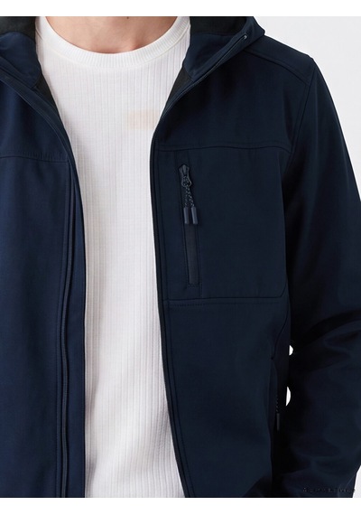 Lcwaıkıkı Classic Lacivert Regular Fit Kapüşonlu Erkek Ceket