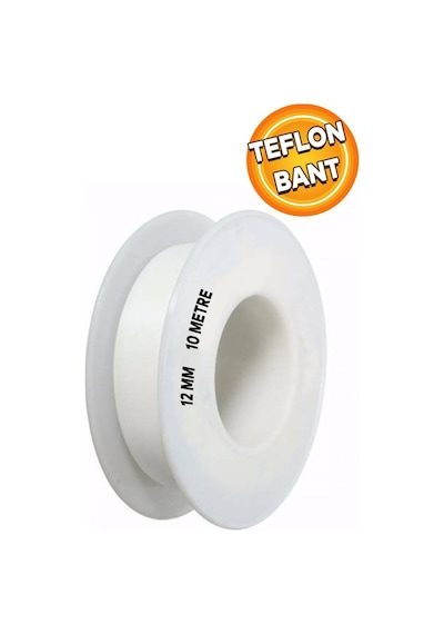 Roney 10'lu Teflon Bant 0.25 GR x 12 MM x 10 M
