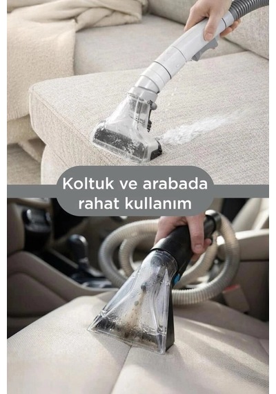 Özel Üretim Torima Halı Ve Koltuk Yıkama Makinesi Dhy1000 Beyaz 800w Alet Leke Güçlü