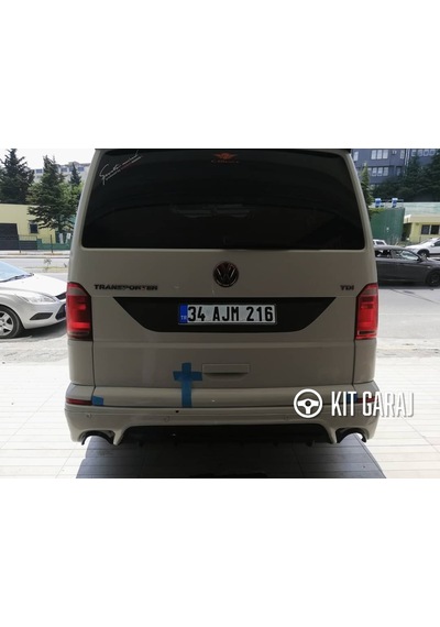 Kit Garaj Transporter T7 Izgaralı Arka Ek Plastik Boyasız