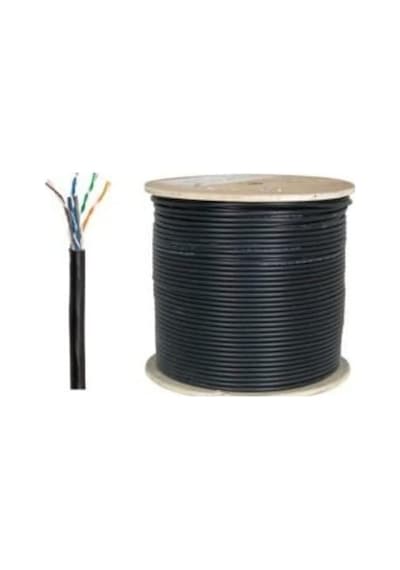 Cat6 100 Metre Dış Ortam Internet Kablosu Bilgisayar Uçları Takılı Modem Pc Arası Standart