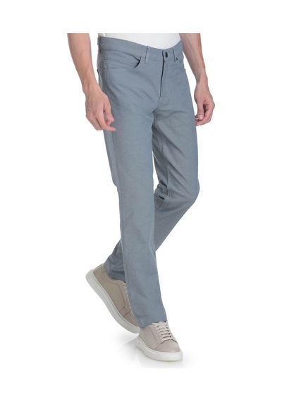 Hatemoğlu Lacivert Regular Fit Pamuklu 5 Cep Kanvas Pantolon 35338 Lacivert