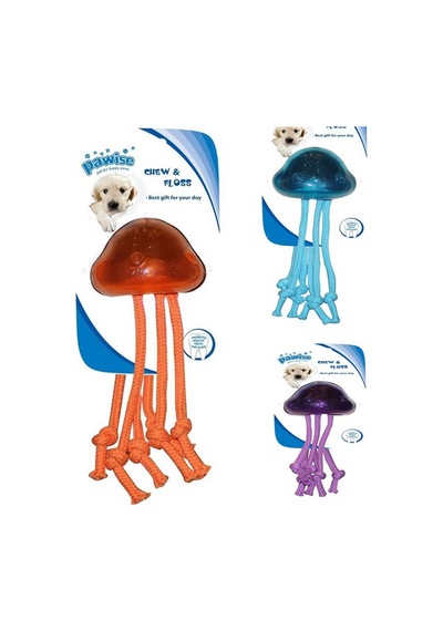 Pawise - 365 - Deniz Anası Diş İpi Köpek Oyuncağı - Edntrend - 15 Cm