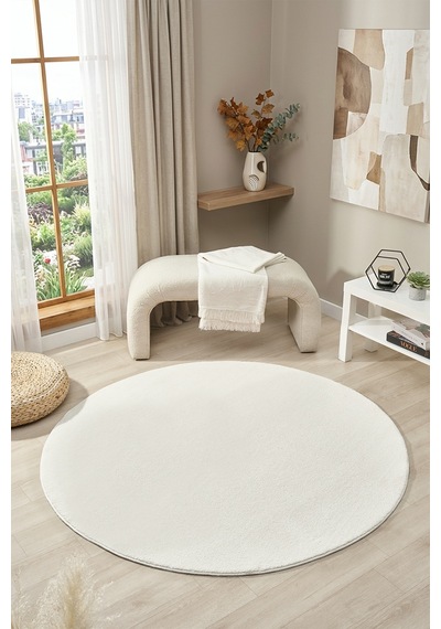 Bali Krem Daire Halı Salon Oturma Odası Çocuk Odası Yatak Odası Halısı 4500