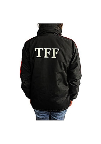 Siyah Astarlı Yağmurluk, TFF Armalı ve TFF Yazılı K0152 Siyah
